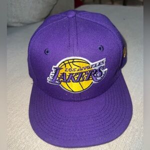 Los Angeles LA Lakers basketball fitted cap kids
